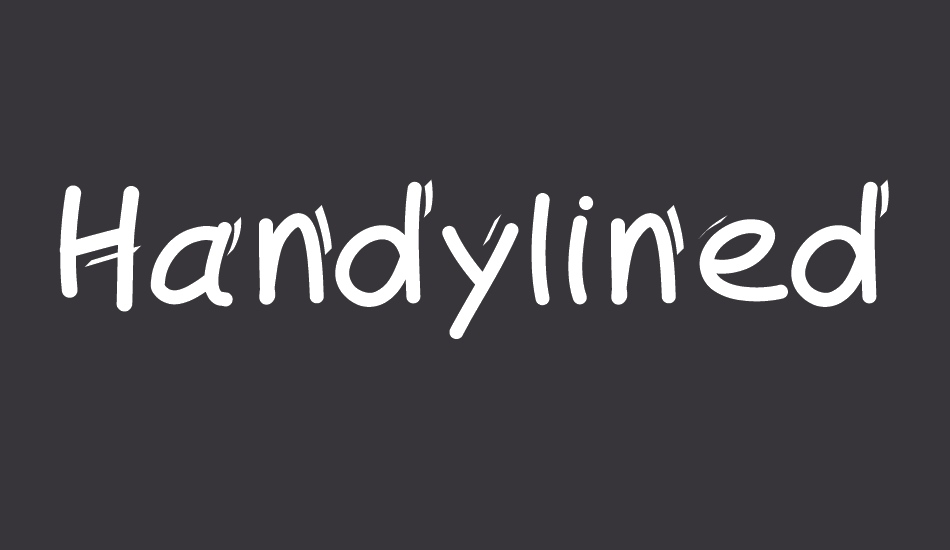 Handylinedfont font big