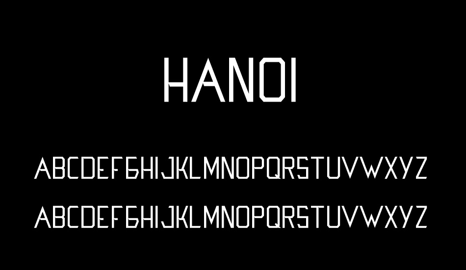 Hanoi font