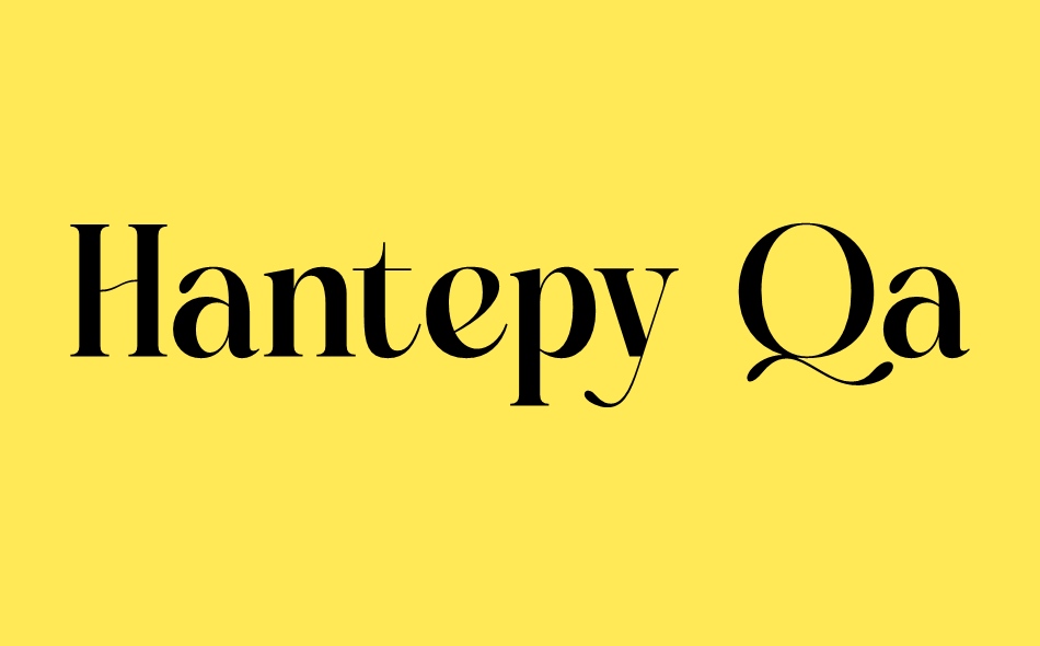 Hantepy Qablema font big