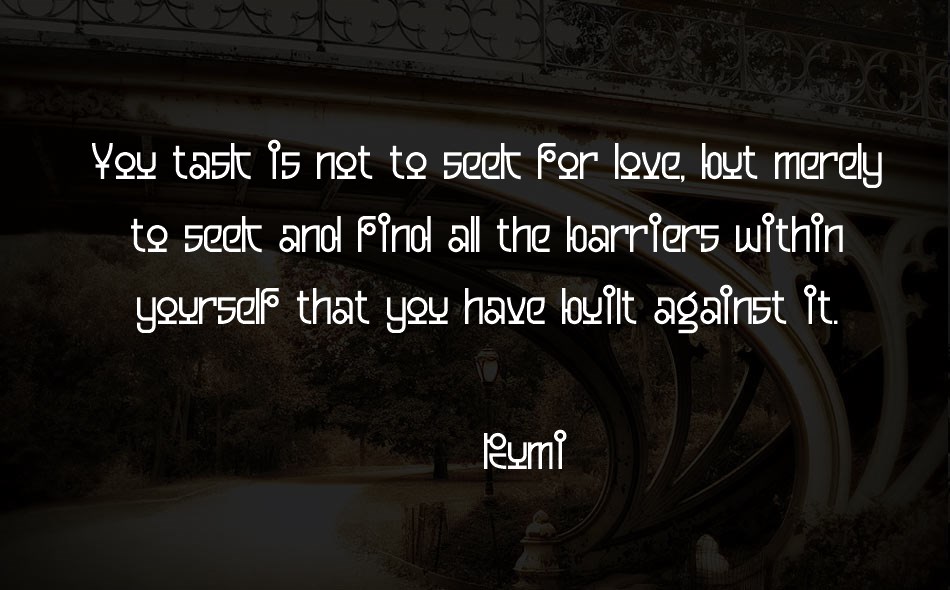 Haoraun font text
