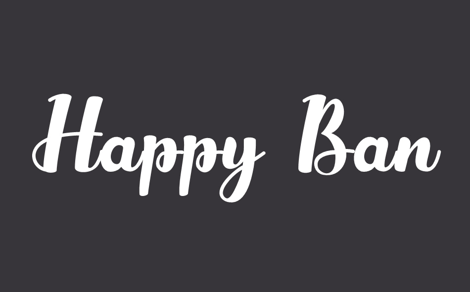 Happy Banana font big