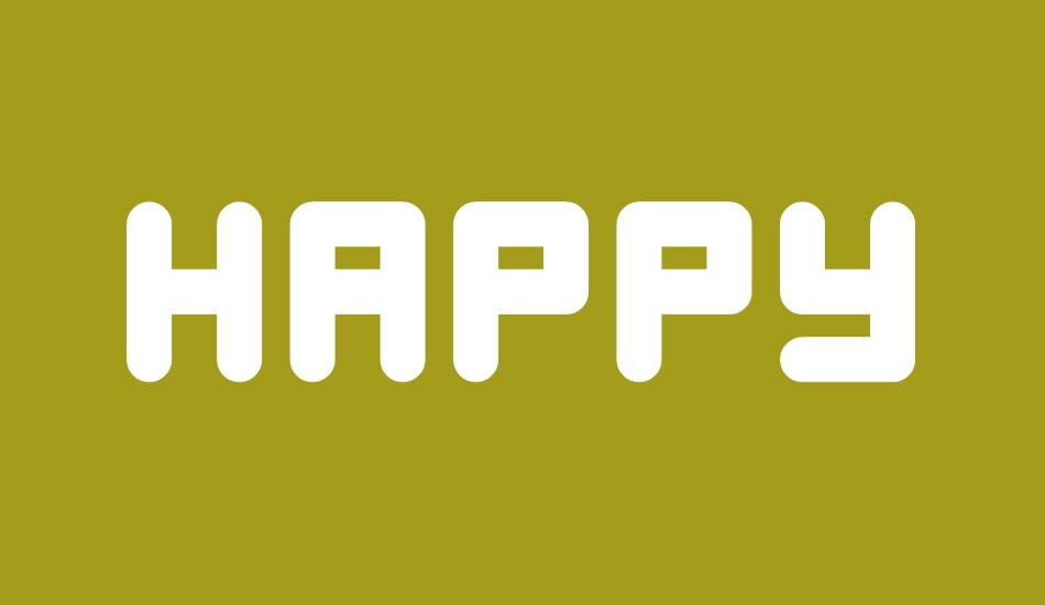 Happy Bomb font big