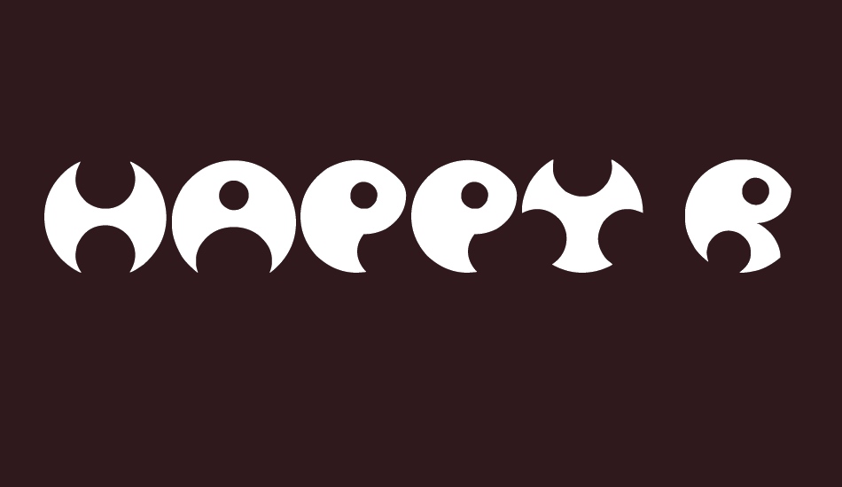 Happy Roxy font big