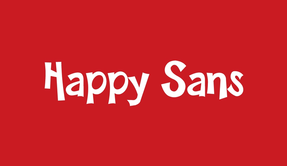 Happy Sans font big