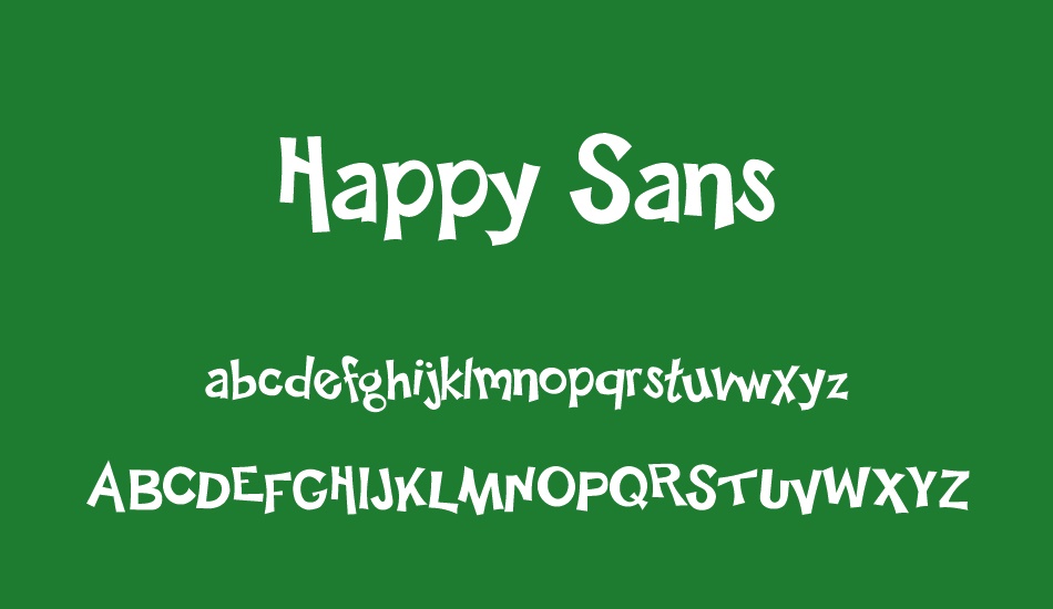 Happy Sans font