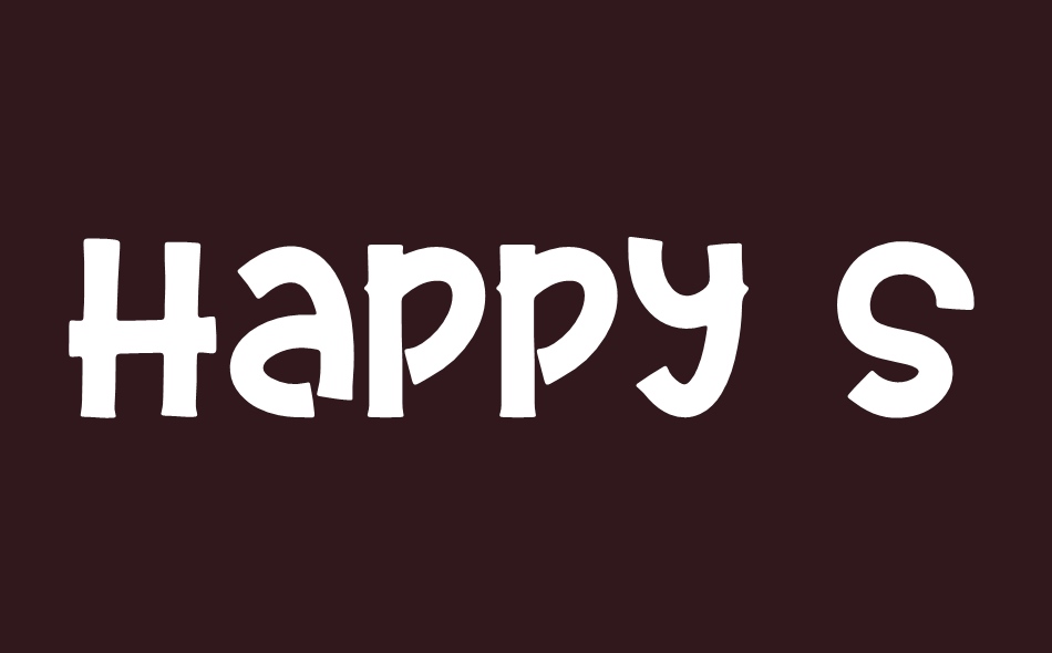 Happy Sushi font big