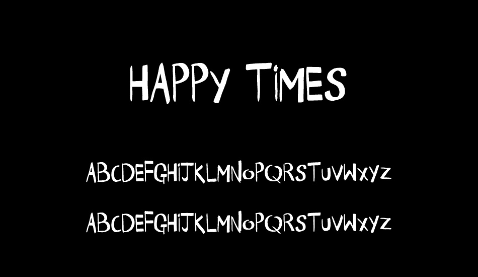 Happy Times font