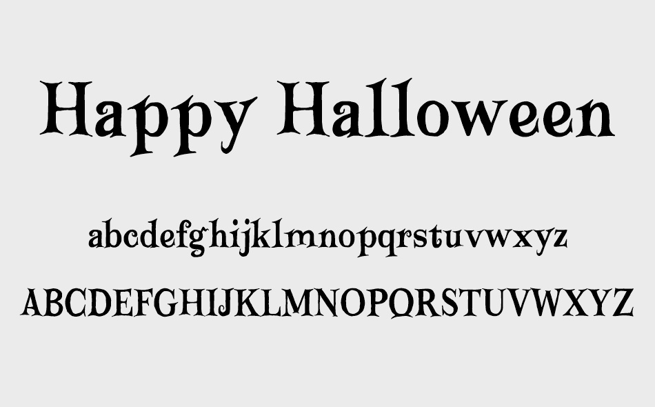 Happy Halloween font
