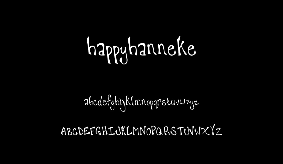 happyhanneke font