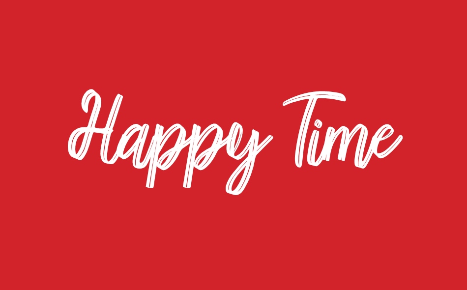 Happy Time font big