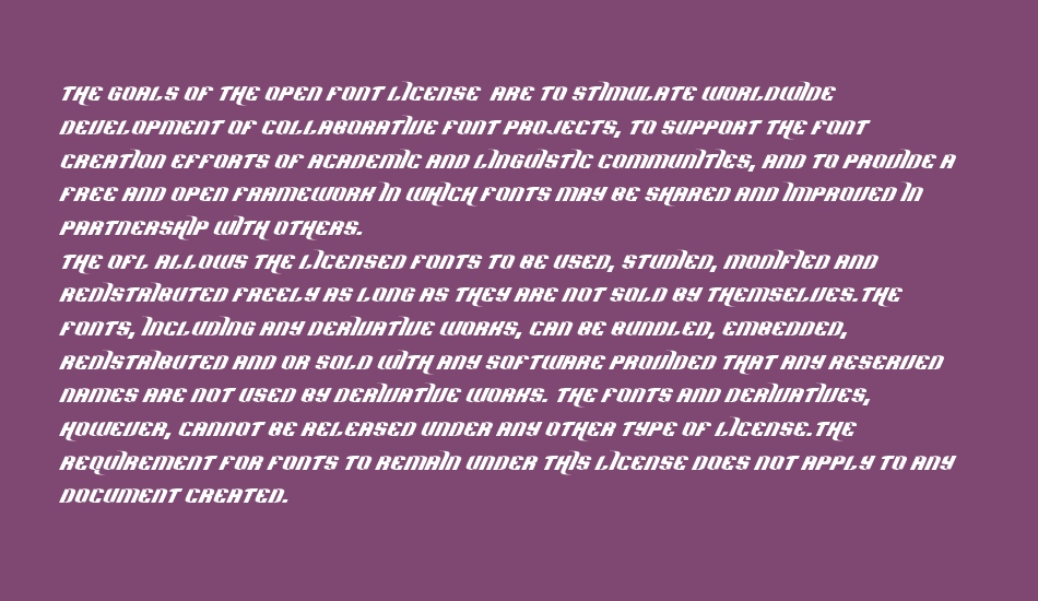 Hard Sports font 1