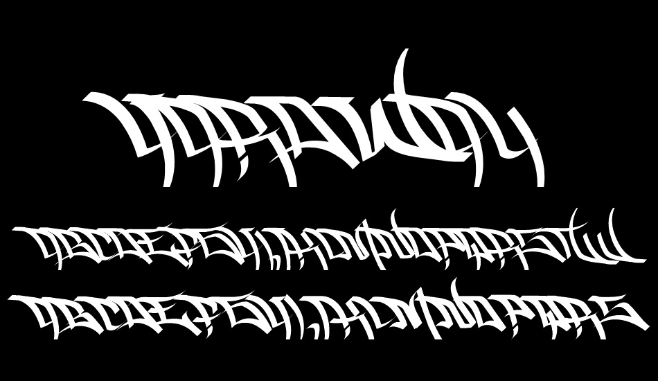 HardWay font