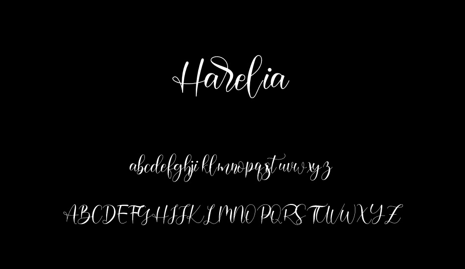 harelia font