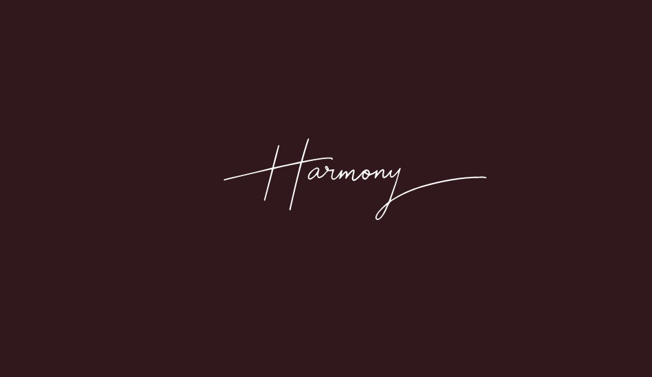 Harmony font big