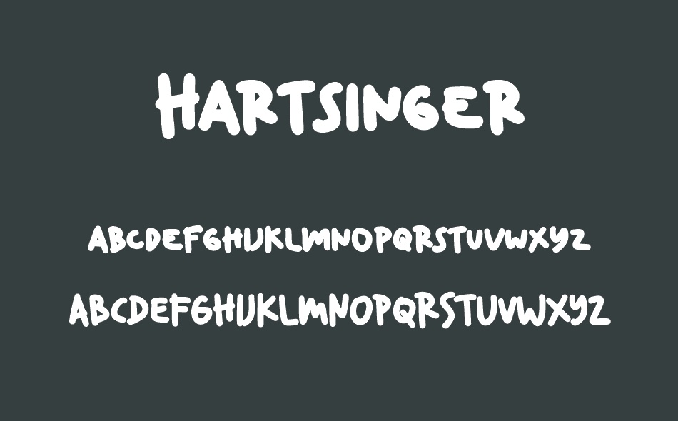 Hartsinger font