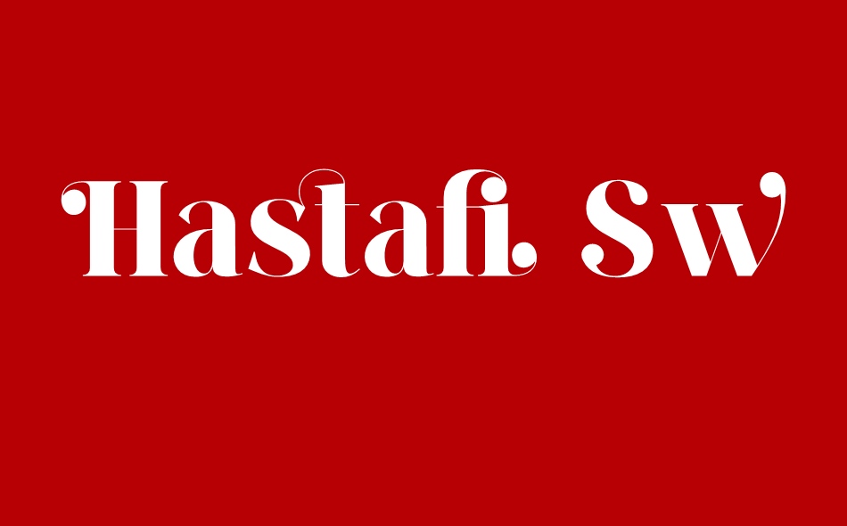 Hastafi font big