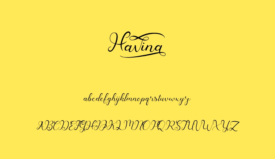 havina font