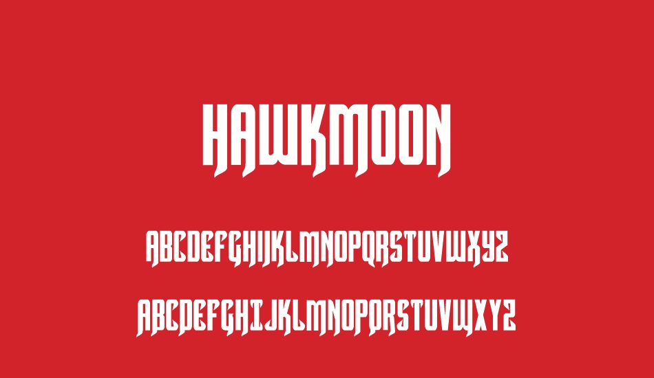 Hawkmoon font