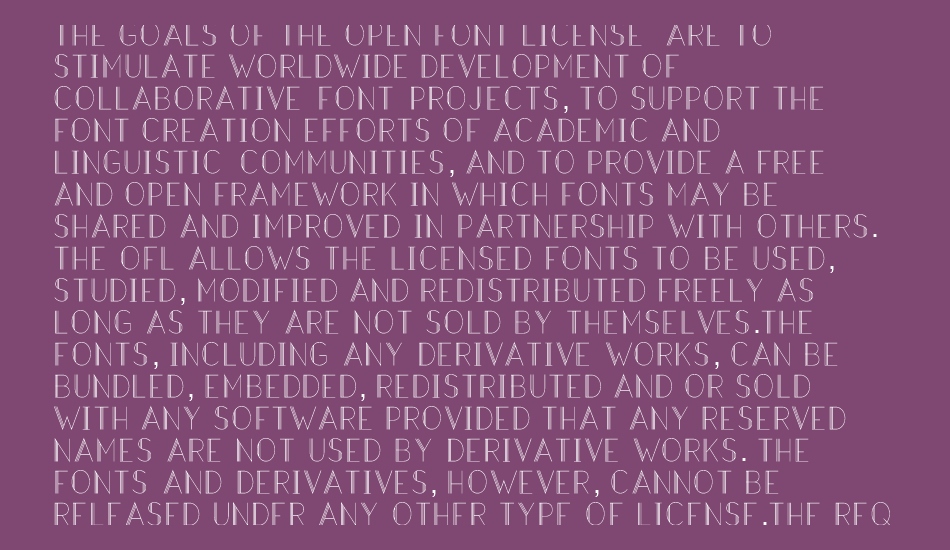 Hazel Deco Light font 1