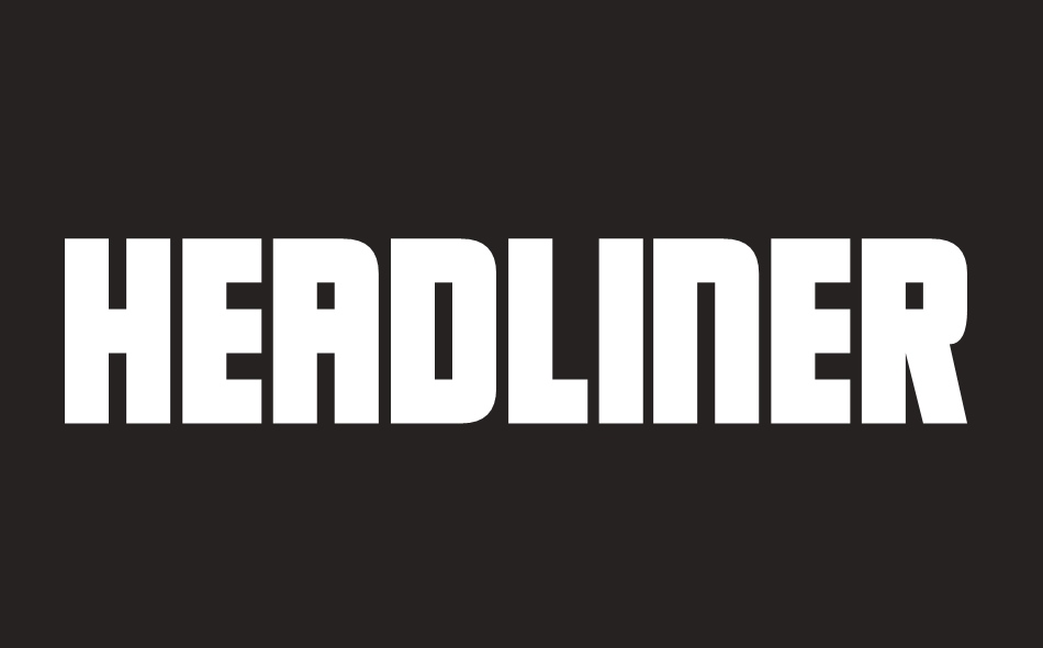 Headliner font big