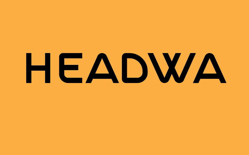 Headwar font big