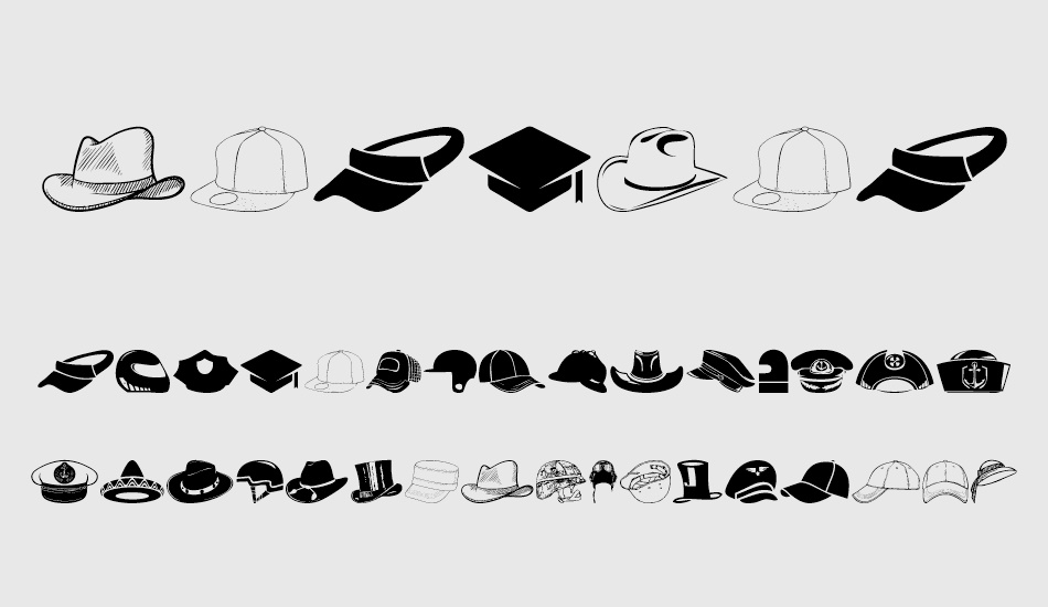 headwear font