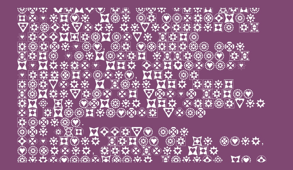 Heart Things font 1