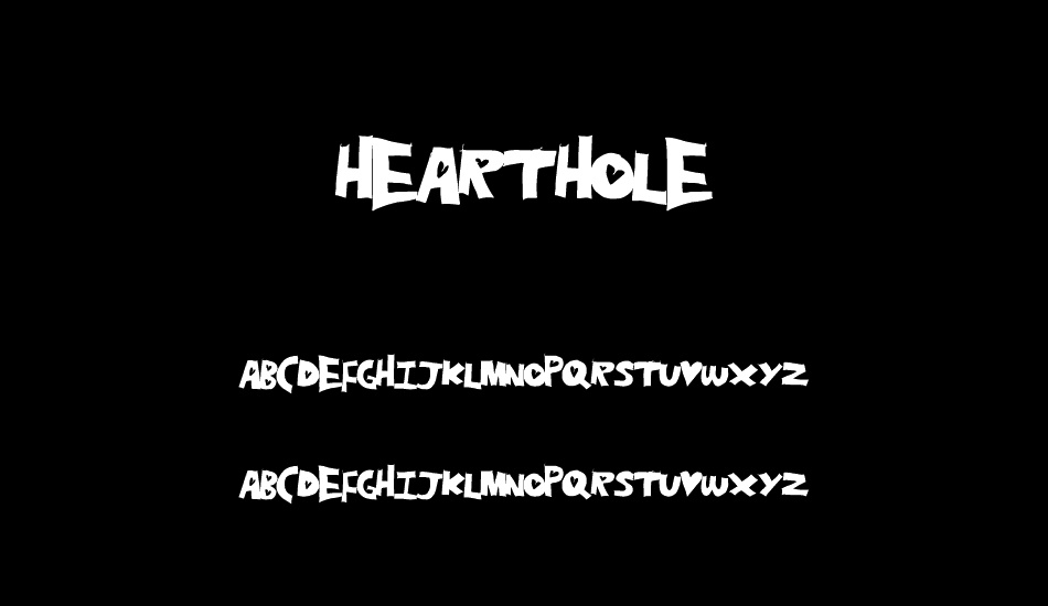 HeartHole font