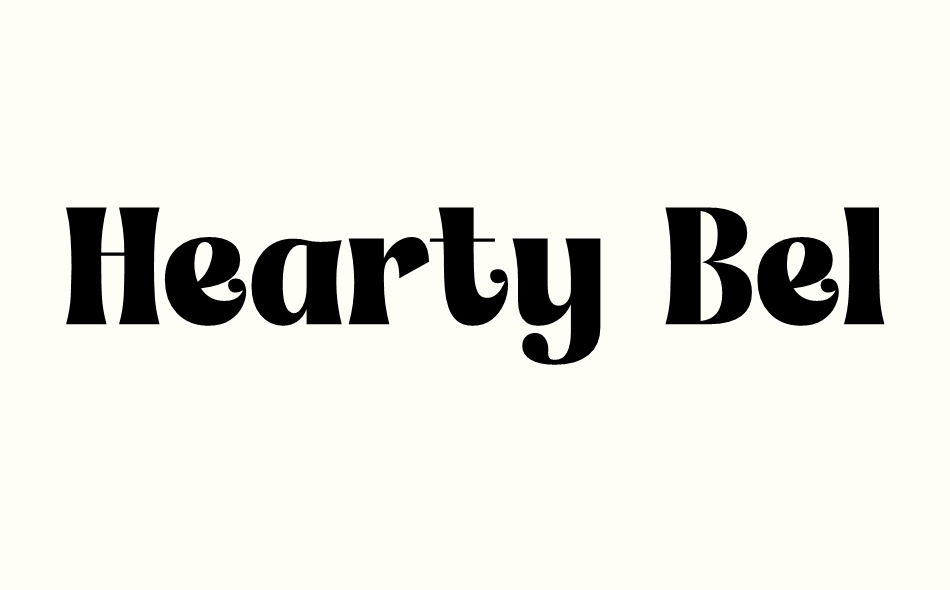 Hearty Beltime font big