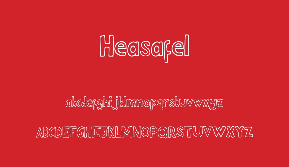 Heasafel font