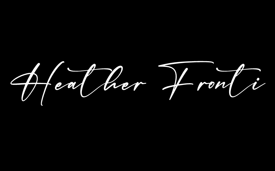 Heather Frontis font big