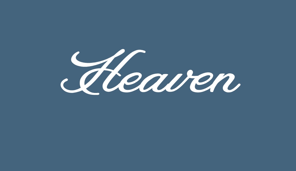 Heaven Matters Personal Use font big