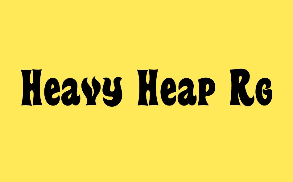 Heavy Heap font big