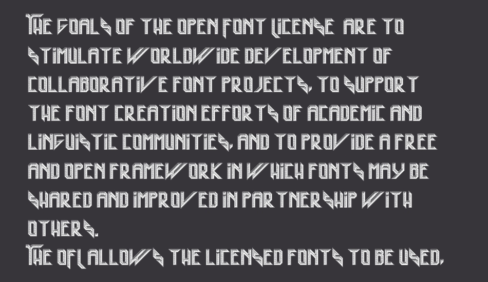 Heavy Metal Rocking font 1