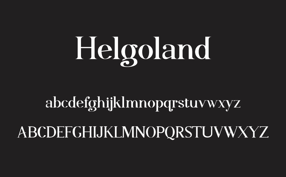 Helgoland font