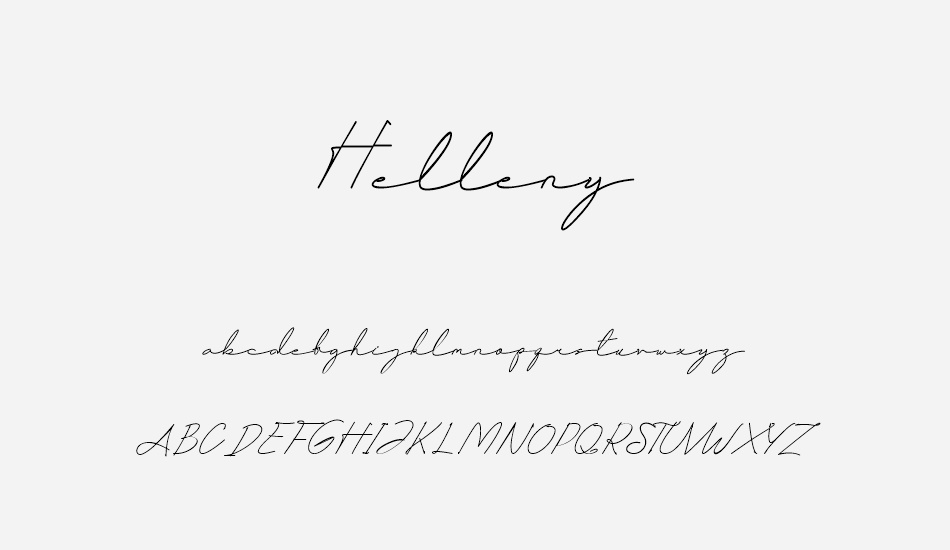 Helleny font