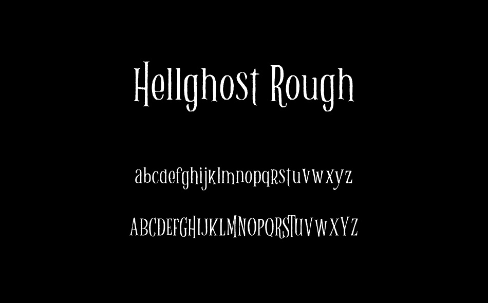 Hellghost font