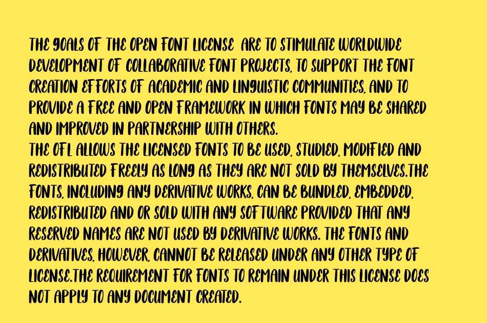 Hello Penguin font 1