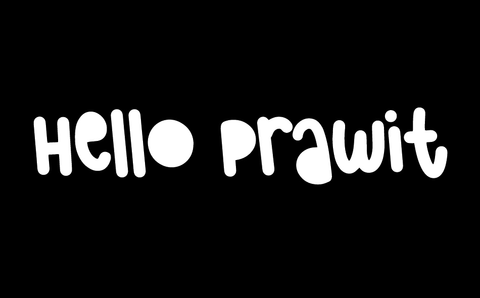 Hello Prawita font big