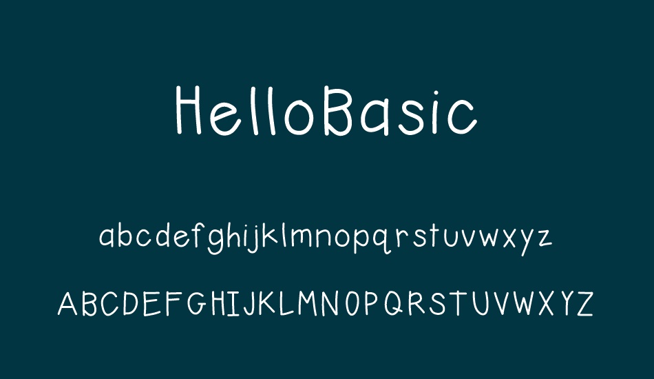 HelloBasic font