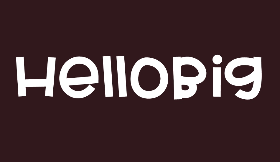 HelloBigDeal font big