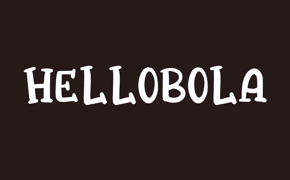 Hellobola font big