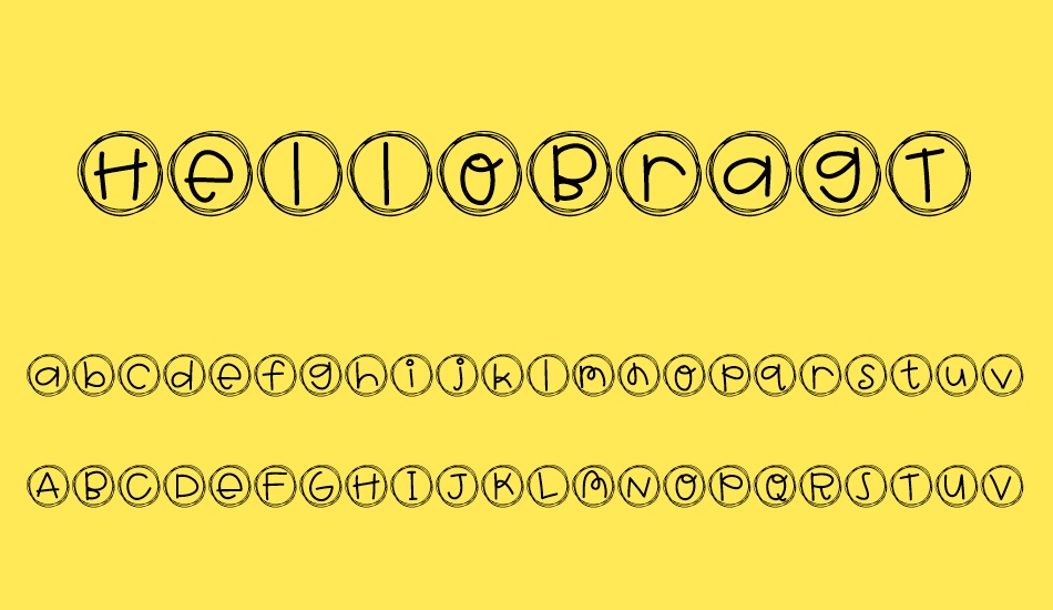 HelloBragTags font