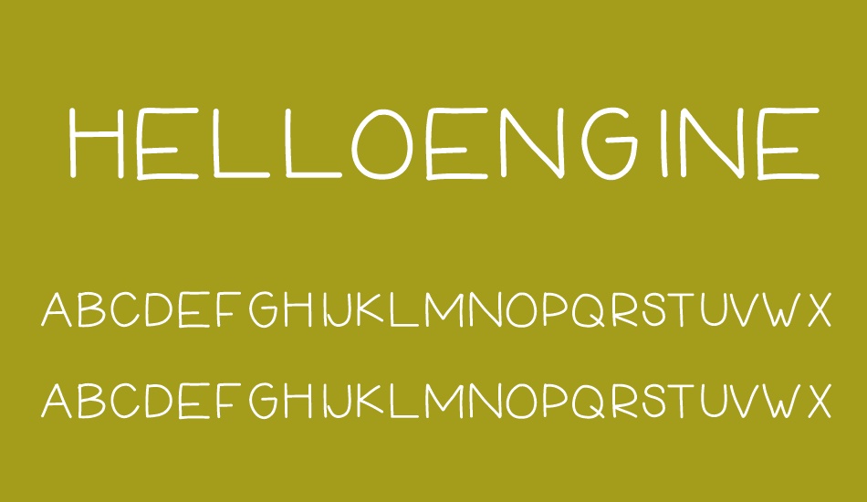 HelloEngineer font