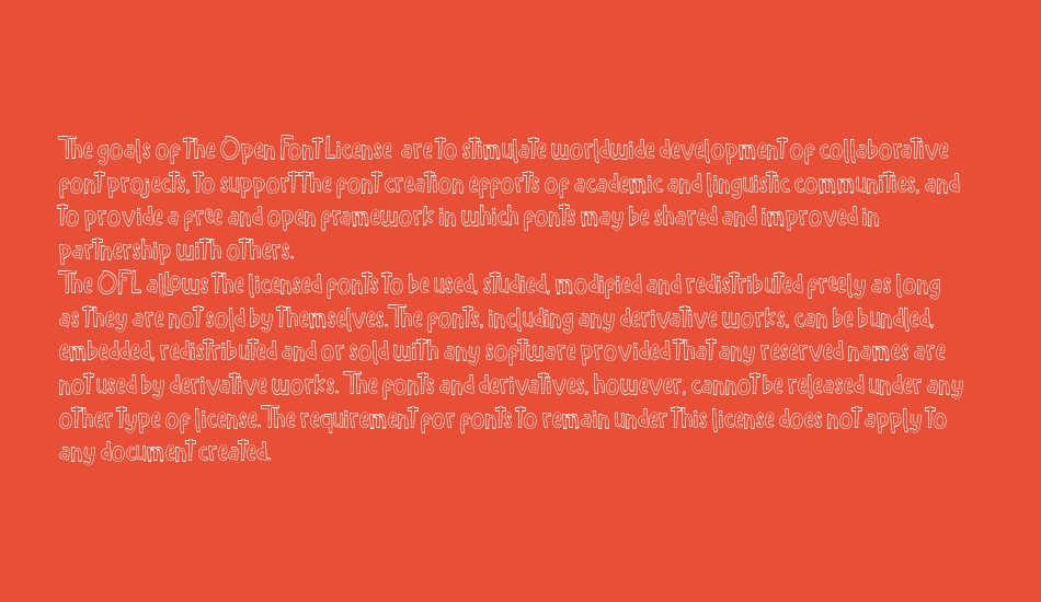 Hellofreeday Outline DEMO font 1