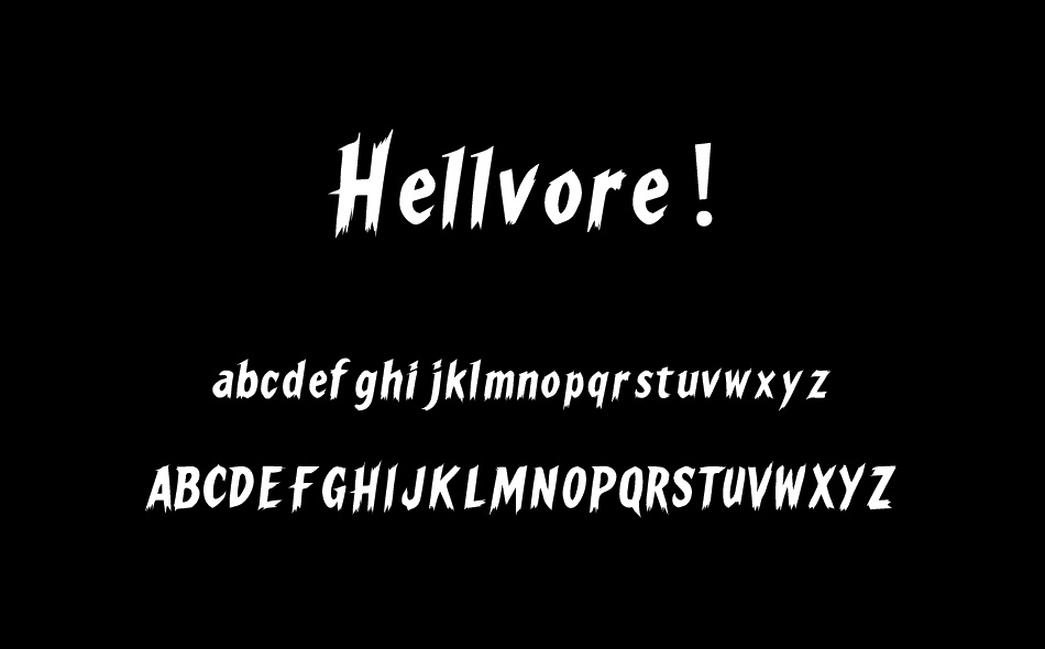 Hellvore font
