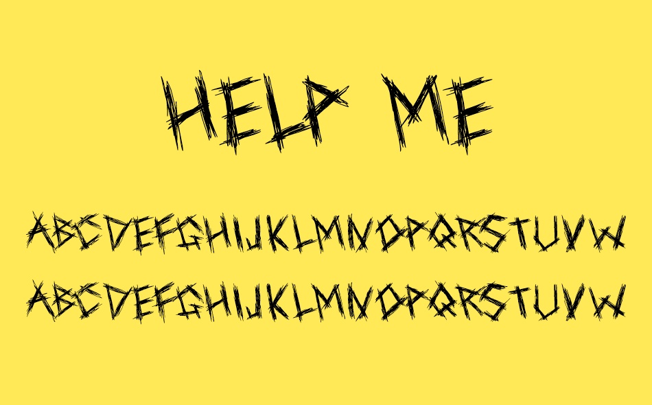 Help Me font