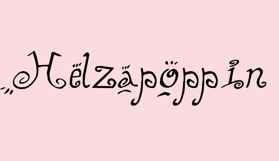 Helzapoppin™ font big