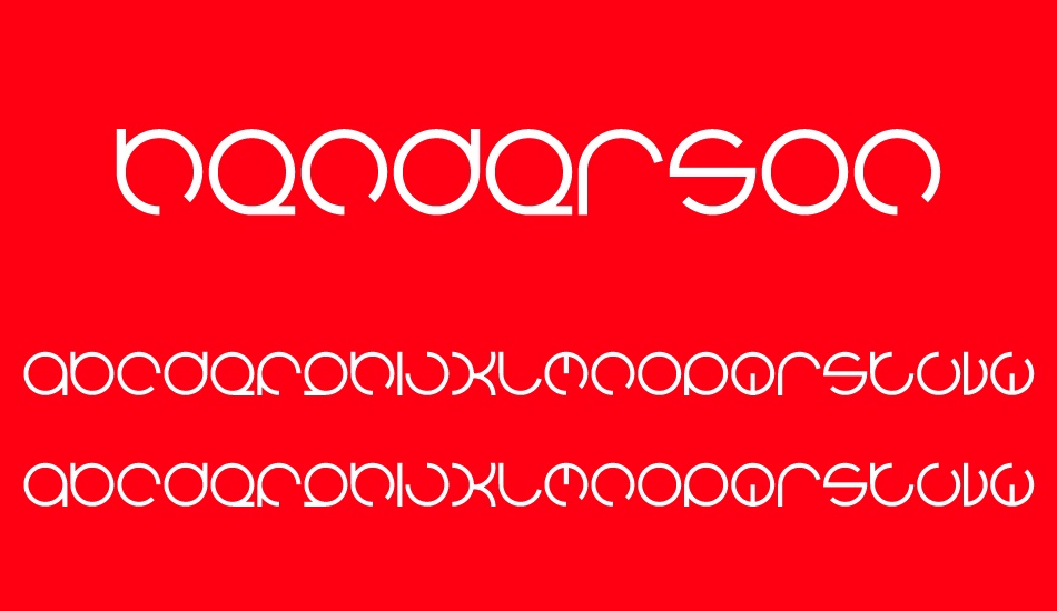 henderson font