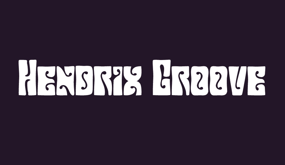 Hendrix Groove font big